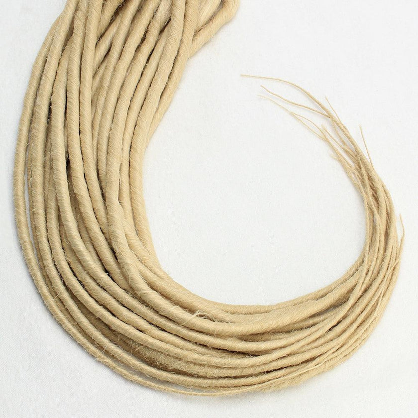 18 Inch Backcombed SE Dreads 10 Count | Synthetic Hair Extensions-Platinum Dreads-Doctored Locks