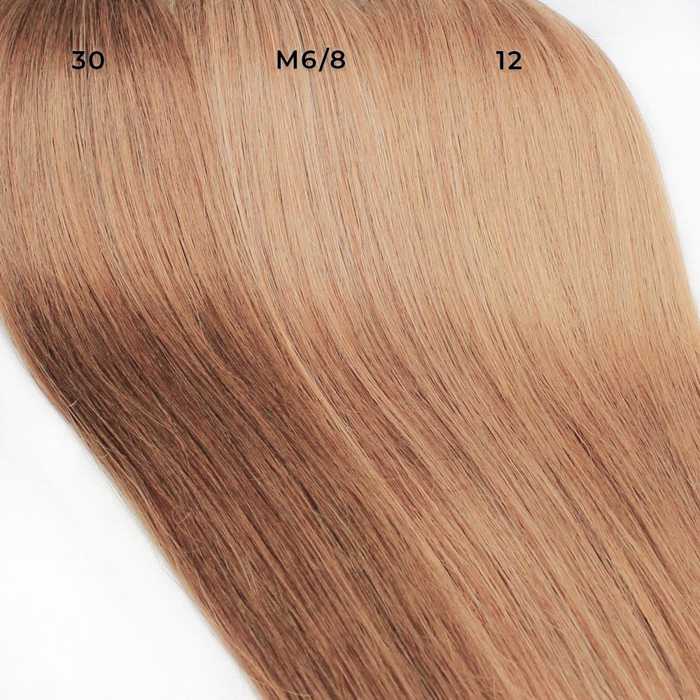 18 Inch Prebonded 2mm Keratin I-Tip - Straight 50g | 100% Remy Human Hair-Doctored Locks