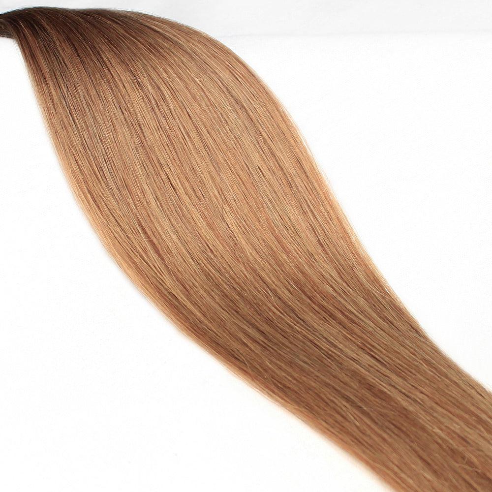 22 Inch 3mm Prebonded Keratin I-Tip - Straight 50g | 100% Remy Human Hair-30 Light Sahara-Doctored Locks