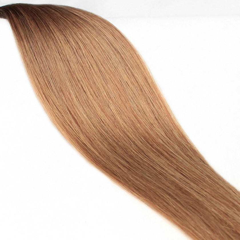 22 Inch 3mm Prebonded Keratin I-Tip - Straight 50g | 100% Remy Human Hair-30 Light Sahara-Doctored Locks