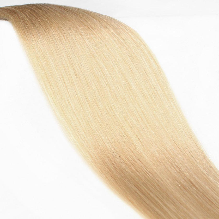 22 Inch 3mm Prebonded Keratin I-Tip - Straight 50g | 100% Remy Human Hair-M822 Ash Platinum Walnut-Doctored Locks