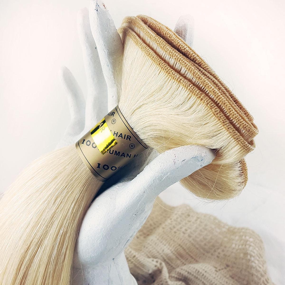 22 Inch Bohyme Classic Volumizing Weft - Machine Tied Straight 114g | 100% Remy Human Hair-Doctored Locks