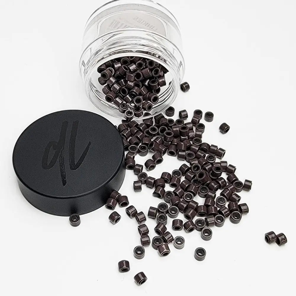 2mm Silicone Linkies Micro Beads for Hair Extensions - Secure