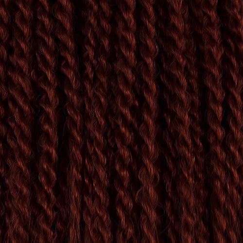 RastAfri Senegal Soul | Kanekalon Twist Hair Extensions-Braiding Hair-Doctored Locks-33 Mahogany Twists-Doctored Locks