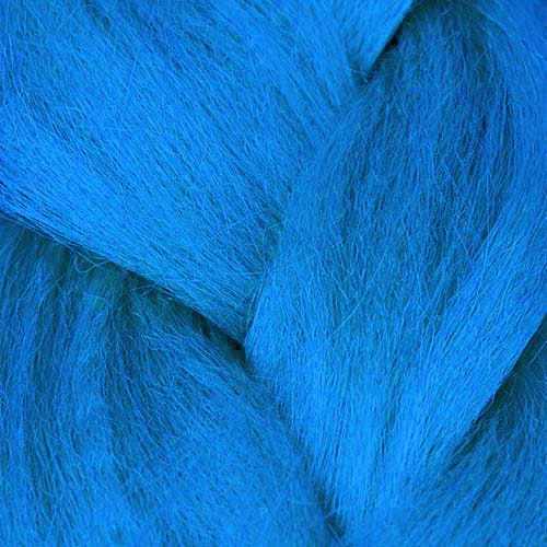 48 Inch KK Smooth Seal 80g | Jumbo Braid Hair Extensions-Rockabilly Blue Synth-Doctored Locks