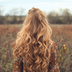 beautiful long hair extensions with beach wave curls