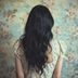 long thick jet black hair extensions