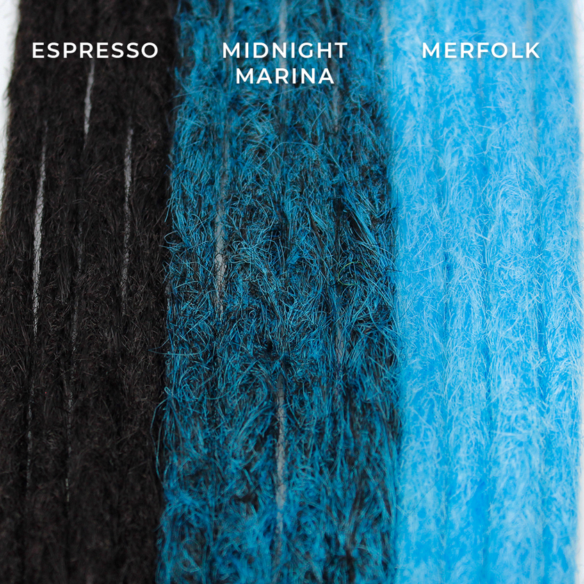 22 Inch SE Crochet Dreads 5 Count| Synthetic Hair Extensions-Dreadlock Supplies-Doctored Locks-Espresso Crochet-Doctored Locks