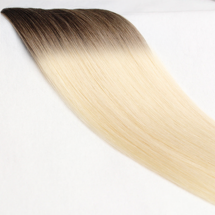 18 Inch Bliss Flex Tip Nano Extensions 40g | 100% Remy Human Hair-Human Hair-Doctored Locks-R660 Vanilla Shadow Root-Doctored Locks