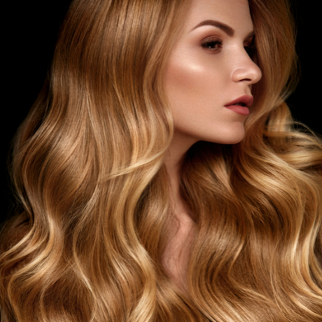 Thicker longer hair instantly with hair extensions.