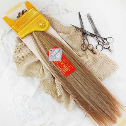 14 Inch Bohyme Classic Micro Fine Wefts - Hand Tied Straight 114g | 100% Remy Human Hair-Doctored Locks