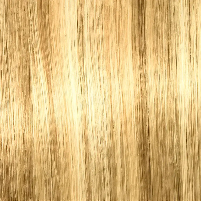 14 Inch Bohyme Classic Micro Fine Wefts - Hand Tied Straight 114g | 100% Remy Human Hair-H14BL22 Hazelnut Lightest Ash Platinum-Doctored Locks