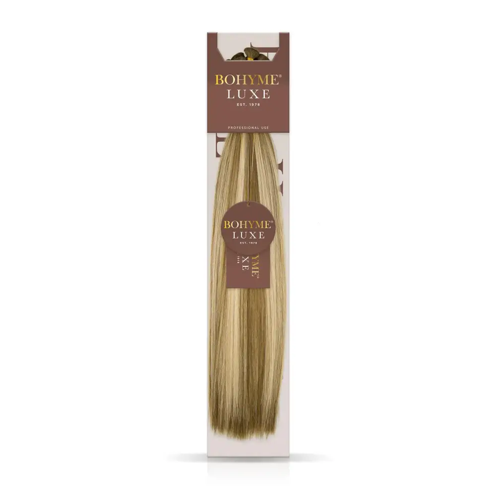 14 Inch Bohyme Luxe Micro Fine Wefts - Hand Tied Straight 114g | 100% Remy Human Hair-Doctored Locks