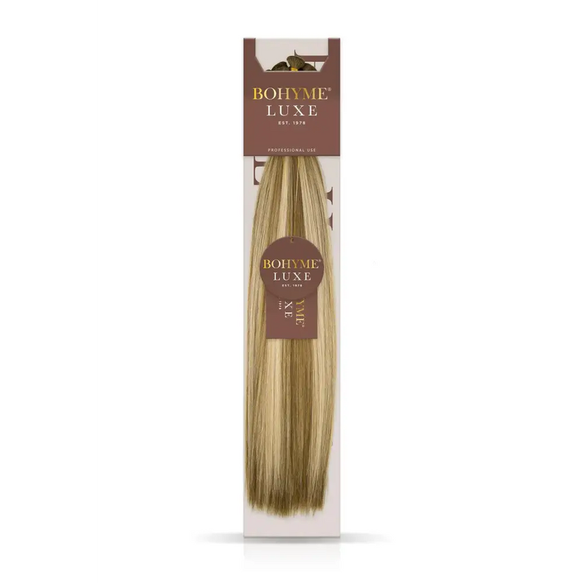 14 Inch Bohyme Luxe Micro Fine Wefts - Hand Tied Straight 114g | 100% Remy Human Hair-Doctored Locks