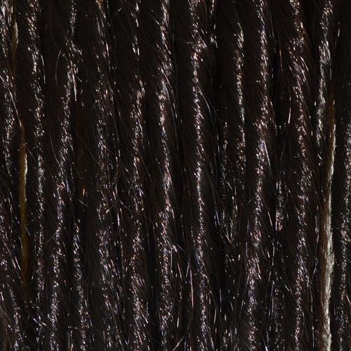 16 Inch Premade DE Dreadlocks 10 Count | Synthetic Hair Extensions-Espresso and Chocolate DE-Doctored Locks