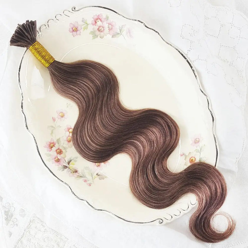 18 Inch 3mm Pre-bonded Keratin I-Tip - Body Wave 50g | 100% Remy Human Hair