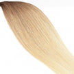 18 Inch 3mm Prebonded Keratin I-Tip - Straight 50g | 100% Remy Human Hair-T6613 Platinum Chestnut Ombre-Doctored Locks