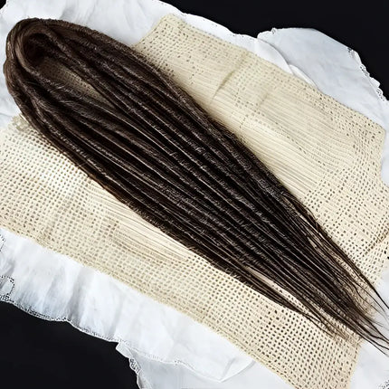 18 Inch Backcombed DE Dreads 10 Count | Synthetic Hair Extensions-Doctored Locks