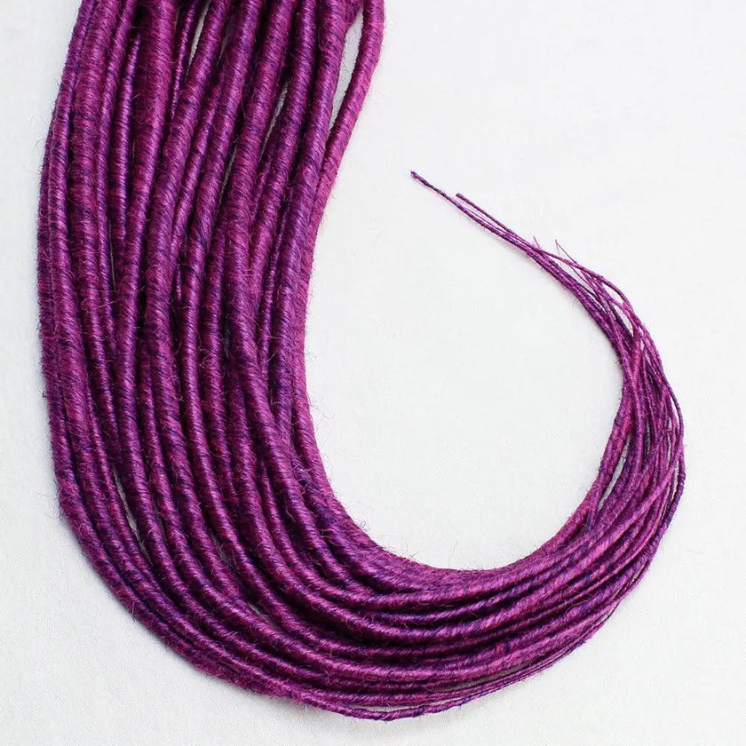 18 Inch Backcombed DE Dreads 10 Count | Synthetic Hair Extensions-Night Shimmer Dreads-Doctored Locks