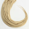 18 Inch Backcombed DE Dreads 10 Count | Synthetic Hair Extensions-Platinum Dreads-Doctored Locks