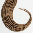 18 Inch Backcombed SE Dreads 10 Count | Synthetic Hair Extensions-Snickerdoodle Dreads-Doctored Locks