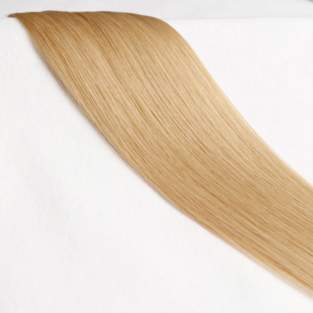 18 Inch Bliss Micro Fine Wefts - Hand Tied Straight 52g | 100% Remy Human Hair-22 Candied Honey-Doctored Locks