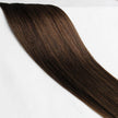 18 Inch Bliss Micro Fine Wefts - Hand Tied Straight 52g | 100% Remy Human Hair-4 Chocolate-Doctored Locks