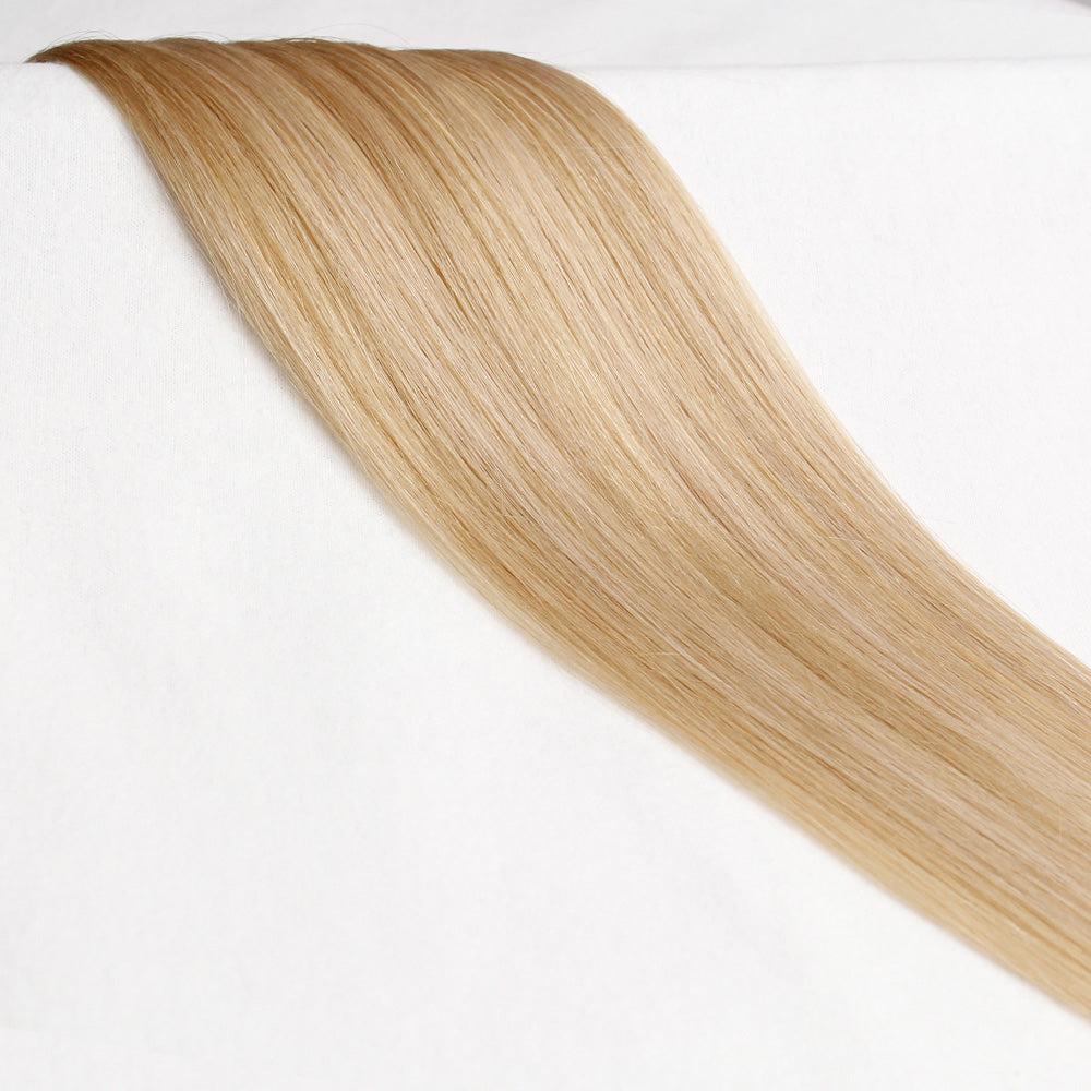 18 Inch Bliss Micro Fine Wefts - Hand Tied Straight 52g | 100% Remy Human Hair-M1822 Honey Butter-Doctored Locks
