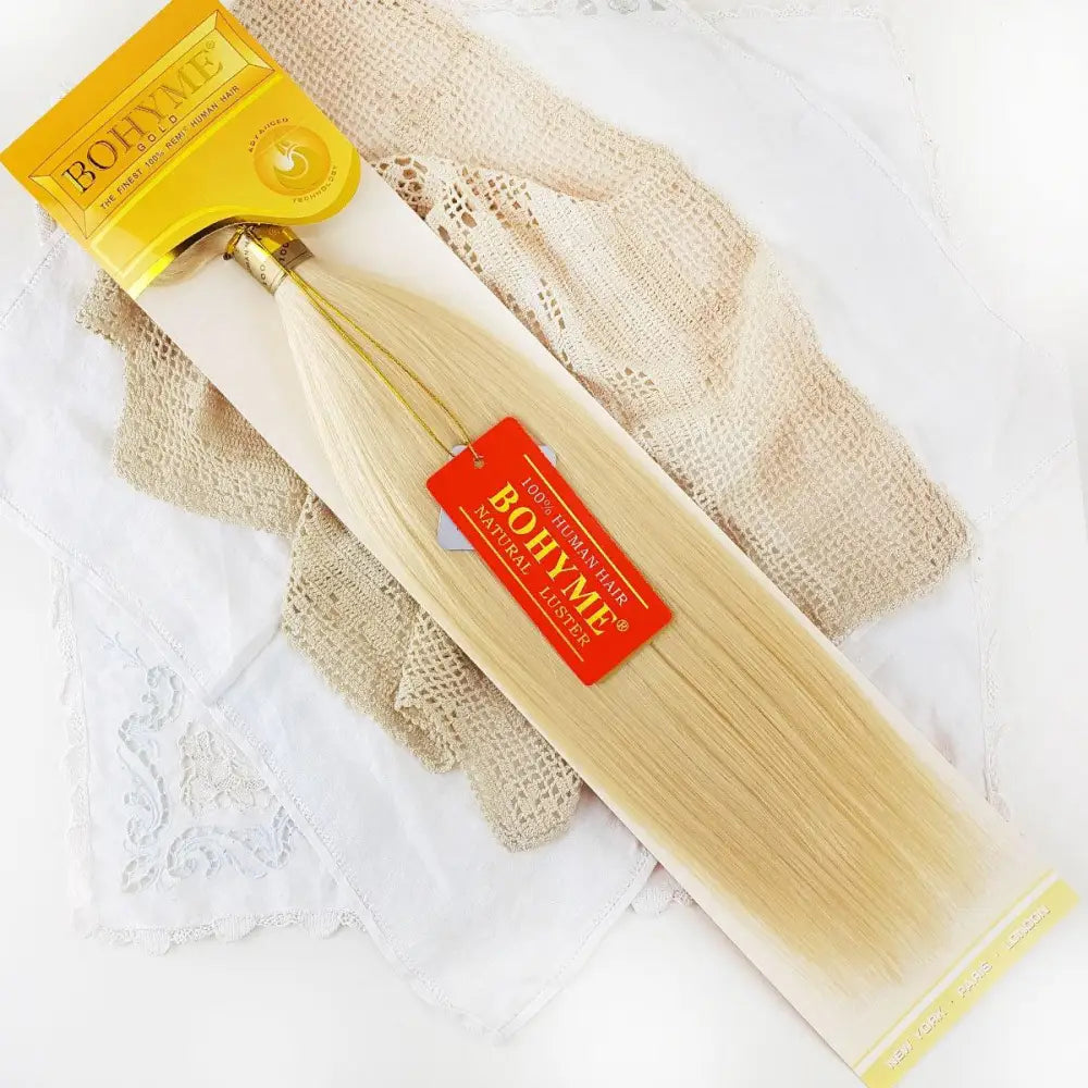 18 Inch Bohyme Classic Volume Weft - Machine Tied Straight 114g | 100% Remy Human Hair-Doctored Locks