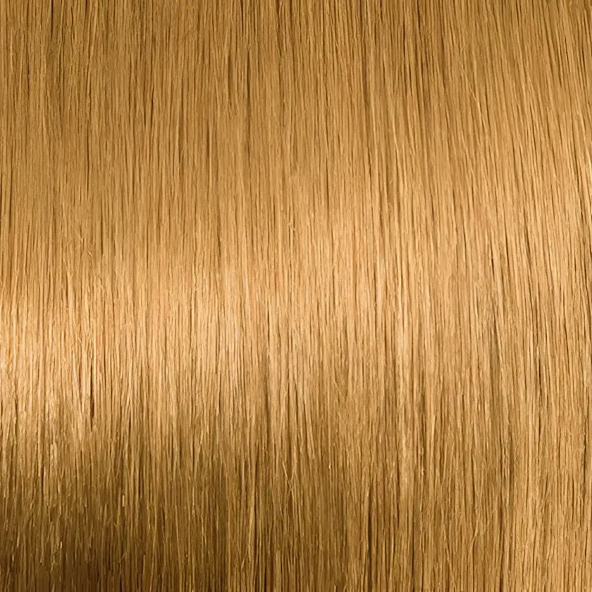 18 Inch Bohyme Luxe Micro Fine Wefts - Hand Tied Straight 114g | 100% Remy Human Hair-14 Hazelnut-Doctored Locks