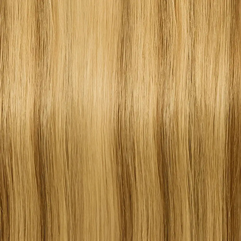18 Inch Bohyme Luxe Micro Fine Wefts - Hand Tied Straight 114g | 100% Remy Human Hair-H2730 Caramel Sahara-Doctored Locks