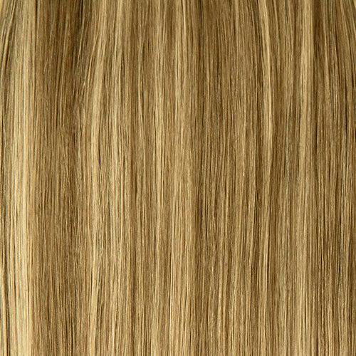 18 Inch Bohyme Luxe Micro Fine Wefts - Hand Tied Straight 114g | 100% Remy Human Hair-R8A8ABL22 Rooted Chocolate Ash Blonde-Doctored Locks
