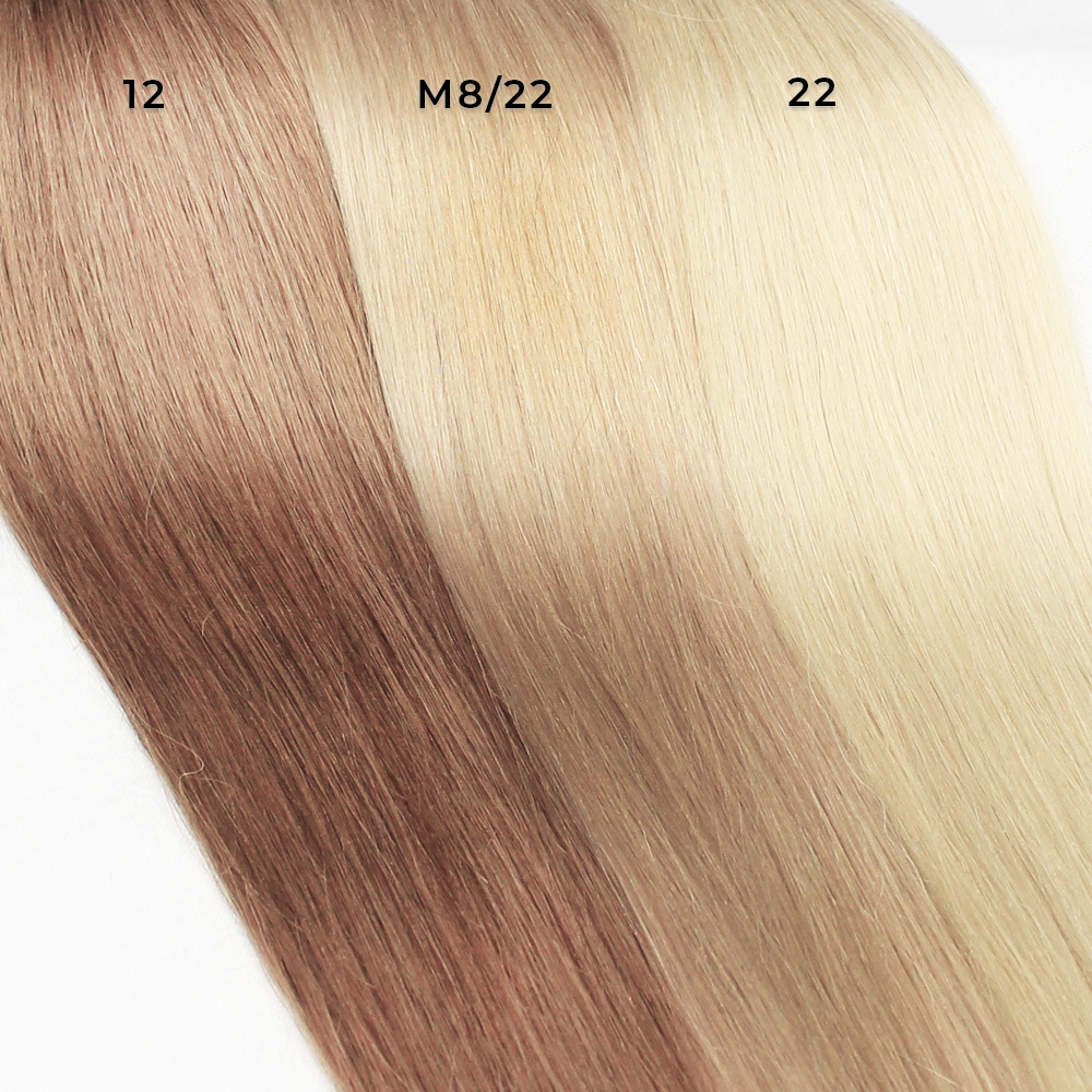 22 Inch 3mm Prebonded Keratin I-Tip - Straight 50g | 100% Remy Human Hair-Doctored Locks