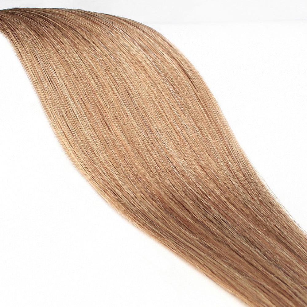 22 Inch 3mm Prebonded Keratin I-Tip - Straight 50g | 100% Remy Human Hair-M427 Chocolate Caramel-Doctored Locks