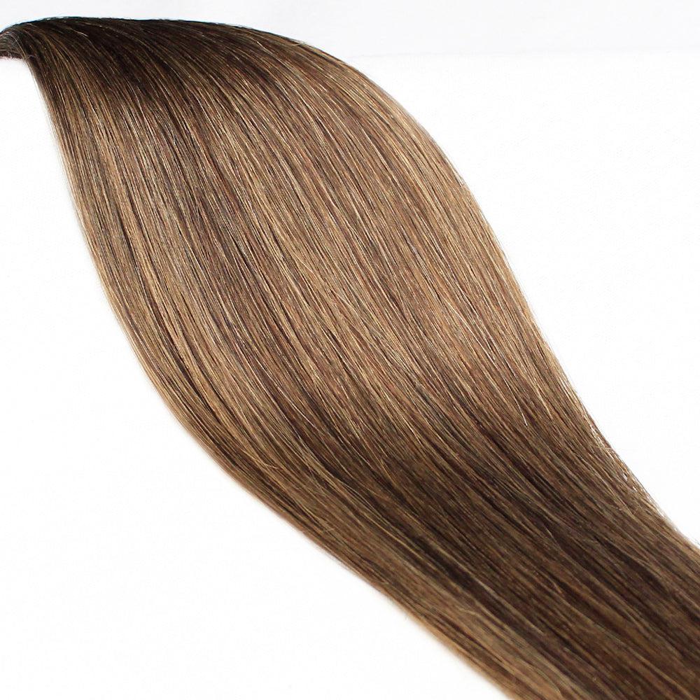 22 Inch 3mm Prebonded Keratin I-Tip - Straight 50g | 100% Remy Human Hair-M430 Sahara Chocolate-Doctored Locks