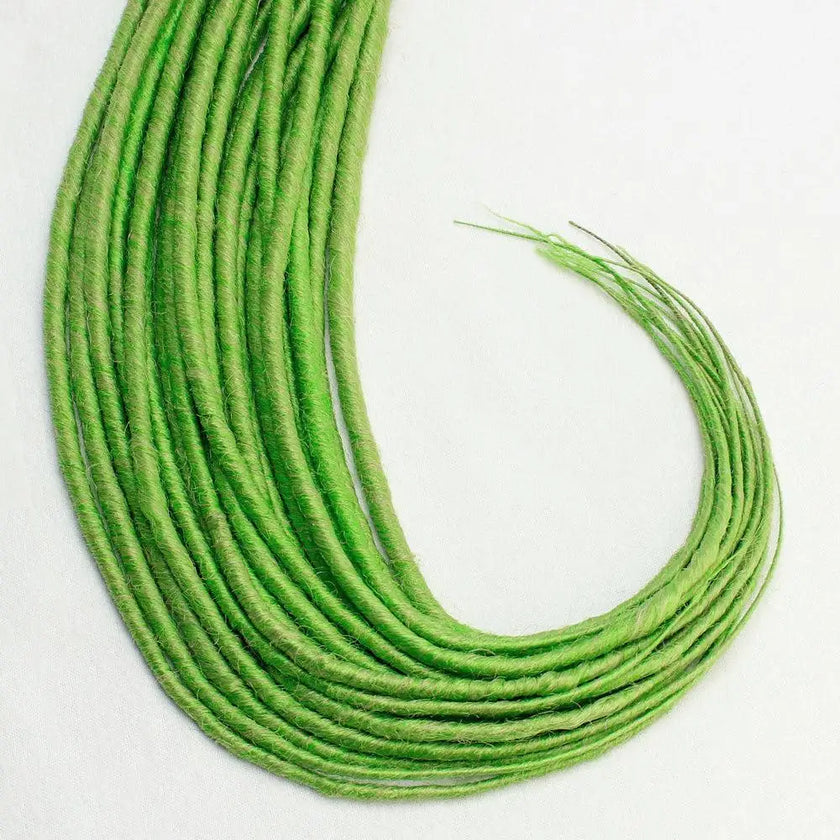 22 Inch Backcombed DE Dreads 10 Count | Synthetic Hair Extensions-Limelight Dreads-Doctored Locks