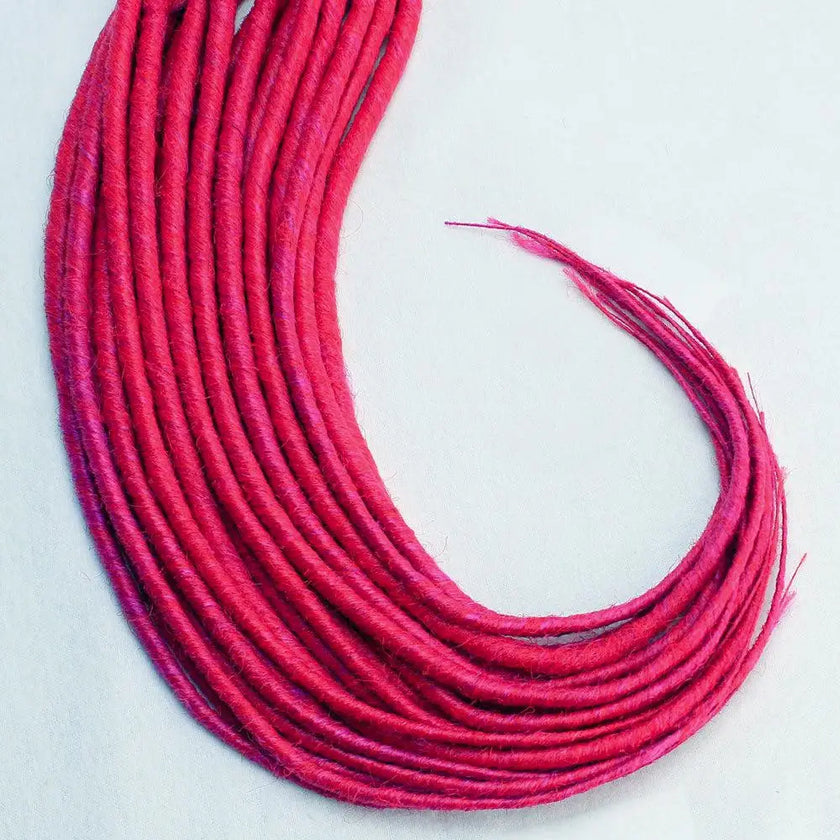 22 Inch Backcombed DE Dreads 10 Count | Synthetic Hair Extensions-Trickster Dreads-Doctored Locks