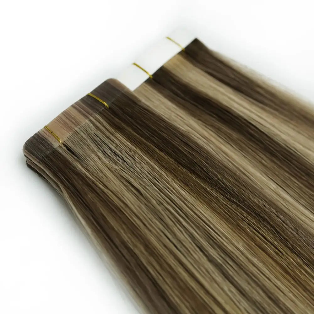 22 Inch Bliss Tape In Extensions - Straight 50g | 100% Remy Human Hair-Doctored Locks