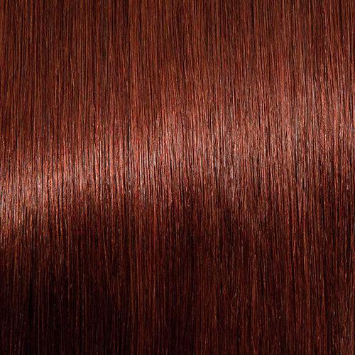 22 Inch Bohyme Luxe Micro Fine Wefts - Hand Tied Straight 114g | 100% Remy Human Hair-35 Dark Copper Red-Doctored Locks