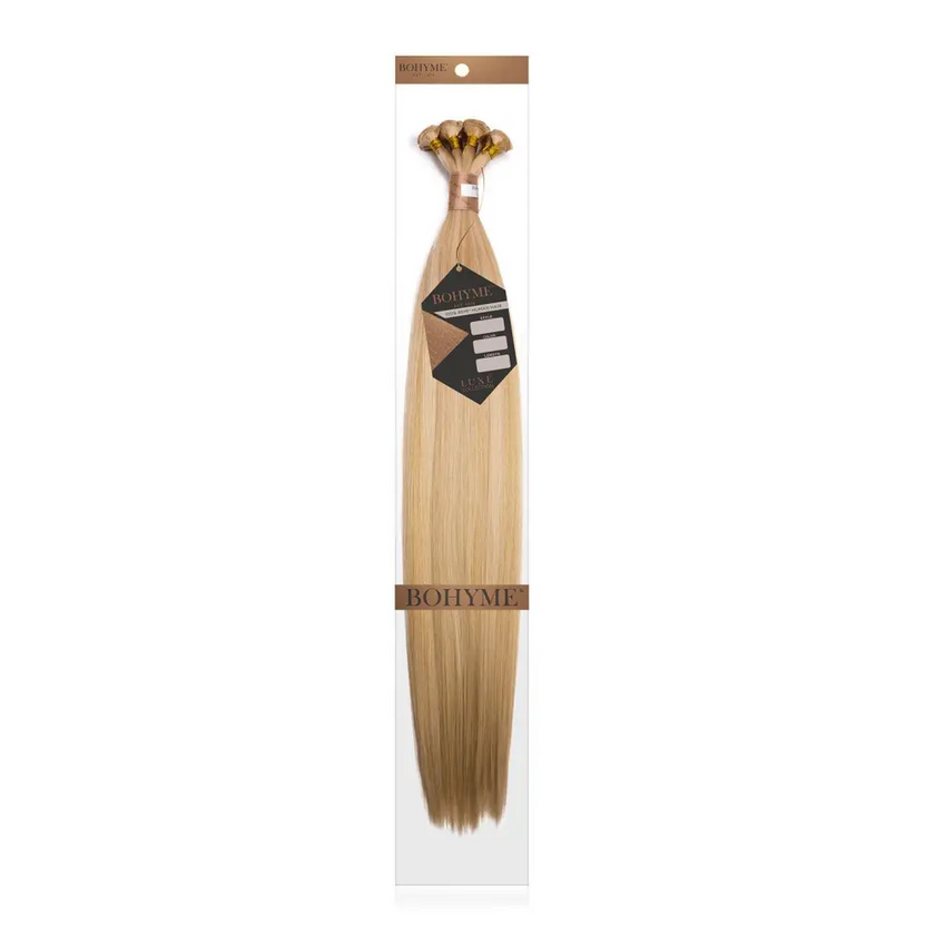 22 Inch Bohyme Luxe Micro Fine Wefts - Hand Tied Straight 114g | 100% Remy Human Hair-Doctored Locks