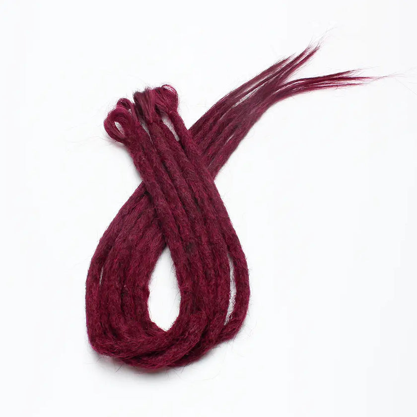 22 Inch SE Crochet Dreads 5 Count| Synthetic Hair Extensions-Berry Truffle Crochet-Doctored Locks