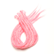 22 Inch SE Crochet Dreads 5 Count| Synthetic Hair Extensions-Frosted Pink Crochet-Doctored Locks