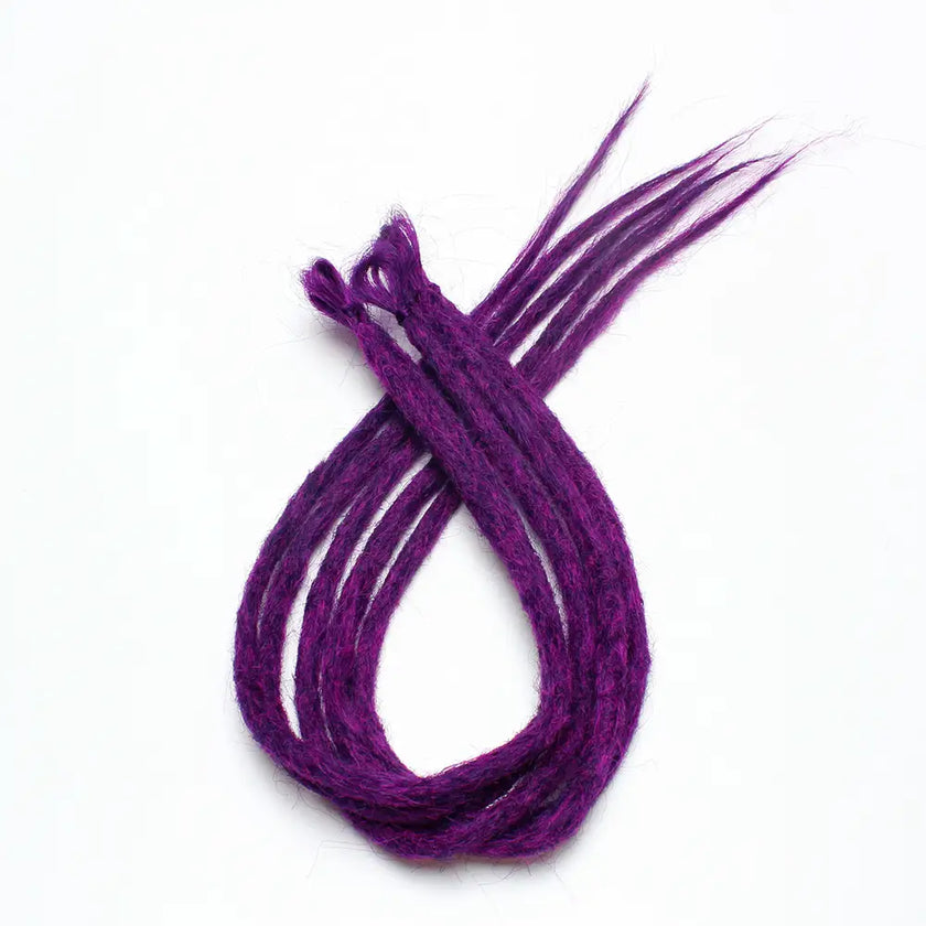 22 Inch SE Crochet Dreads 5 Count| Synthetic Hair Extensions-Mulberry Wine Crochet-Doctored Locks