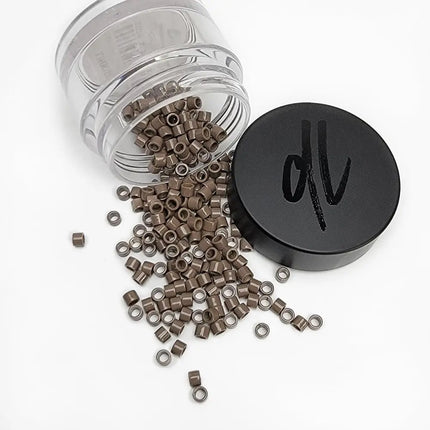 2mm Linkies Micro Beads 250 Count Jar Type A | Nickel Free-Doctored Locks