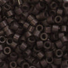 2mm Silicone Linkies Micro Beads 250 Count Jar Type D | Nickel Free-Dark Brown Beads-Doctored Locks