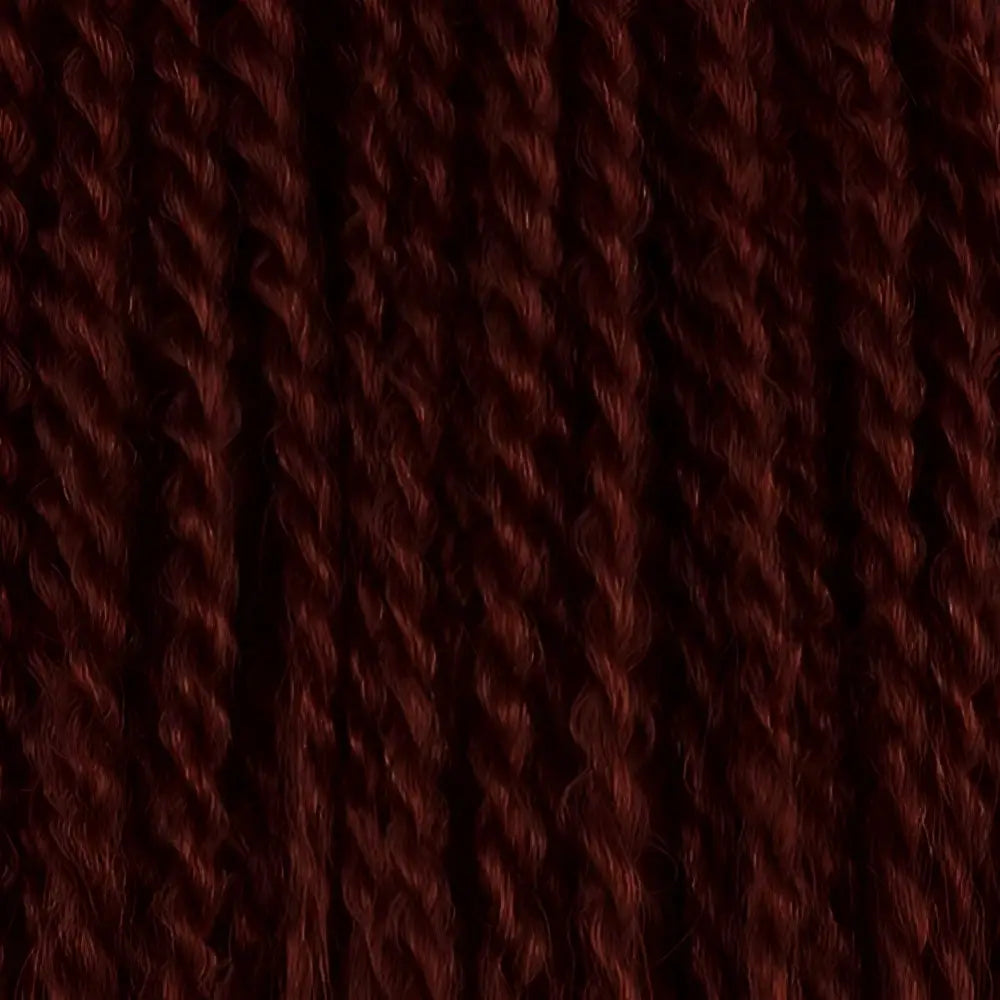 RastAfri Senegal Soul | Kanekalon Twist Hair Extensions-Braiding Hair-Doctored Locks-33 Mahogany Twists-Doctored Locks