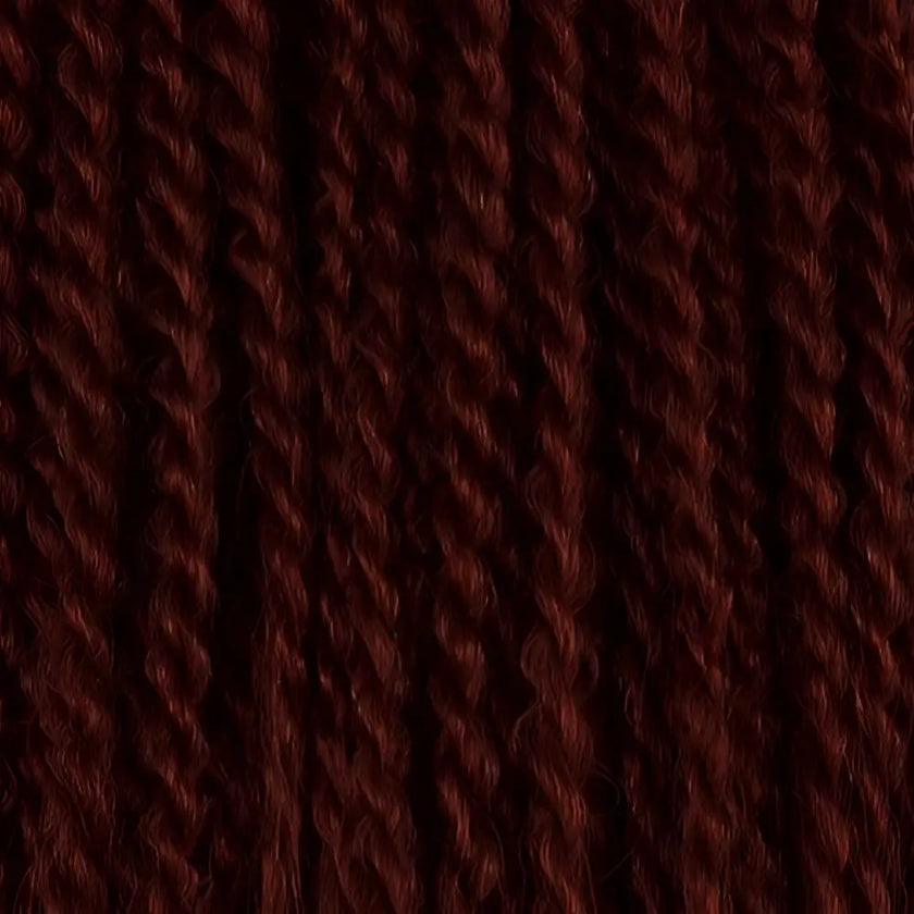 RastAfri Senegal Soul | Kanekalon Twist Hair Extensions-Braiding Hair-Doctored Locks-33 Mahogany Twists-Doctored Locks