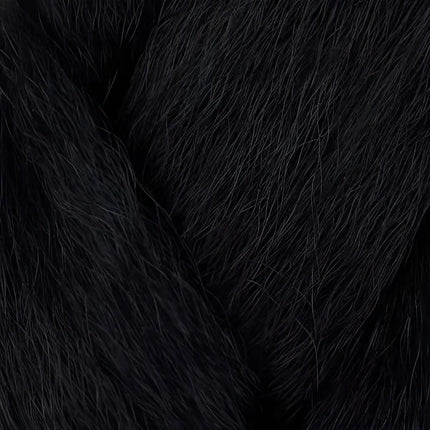 48 Inch KK Smooth Seal 80g | Jumbo Braid Hair Extensions-Jet Black Synth-Doctored Locks