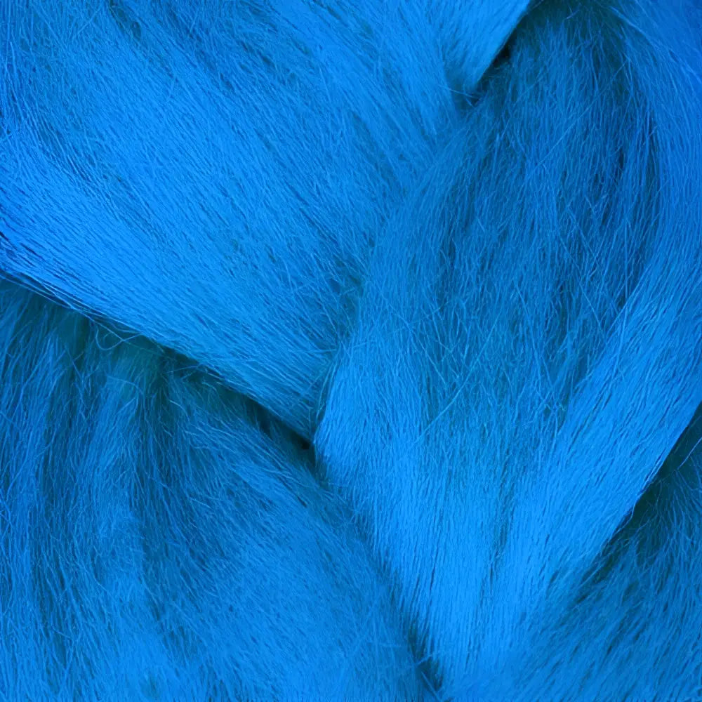 48 Inch KK Smooth Seal 80g | Jumbo Braid Hair Extensions-Rockabilly Blue Synth-Doctored Locks