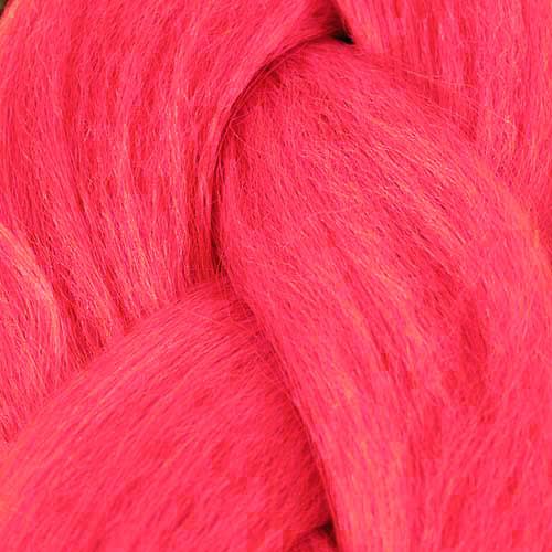 48 Inch KK Smooth Seal 80g | Jumbo Braid Hair Extensions-Screamin' Pink Synth-Doctored Locks